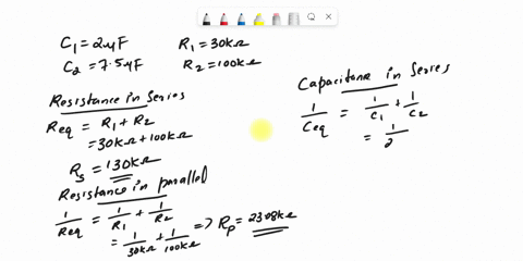 a-200-f-and-a-750-f-capacitor-can-be-connected-in-series-or-parallel-as-can-a-300-k-and-a-100-k-resistor-calculate-the-four-rc-time-constants-in-s-possible-from-connecting-the-resulting-capa-87282