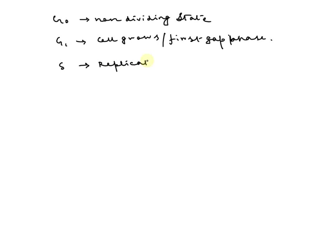 SOLVED: What are the differences between G0, G1, and G2 phases of the ... Biology Diagrams