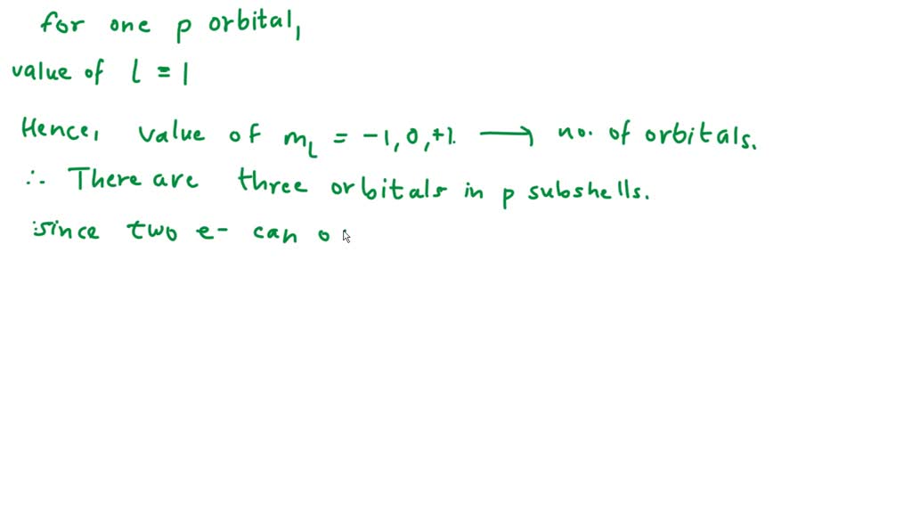 maximum number of electrons in one 3d orbital
