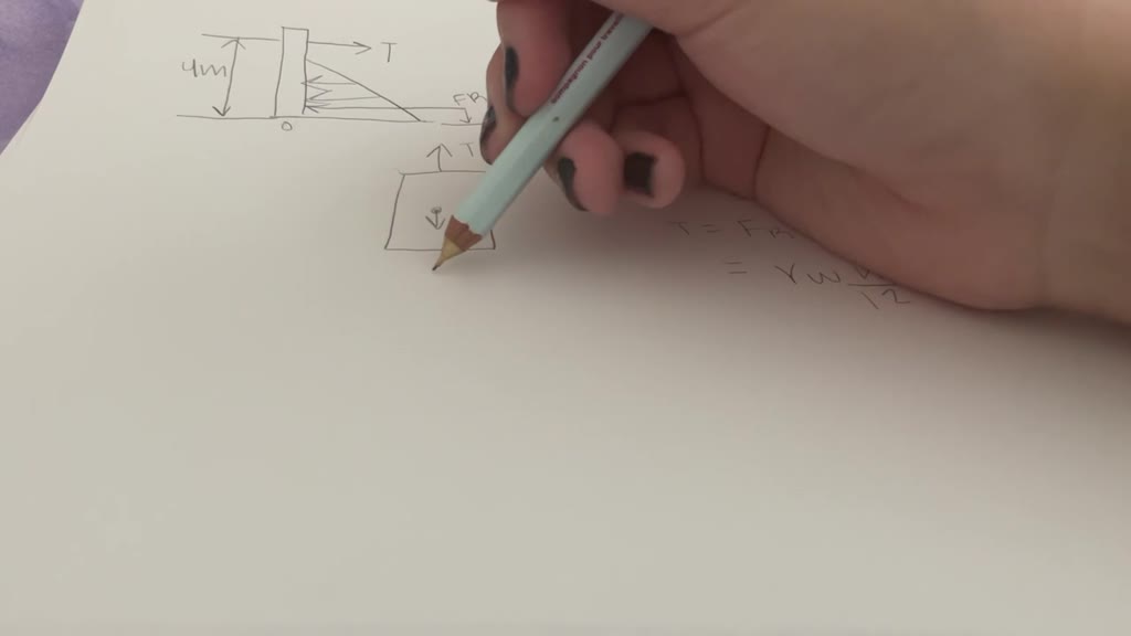 Solved A M Diameter Cylindrical Mass M Is Connected To A M