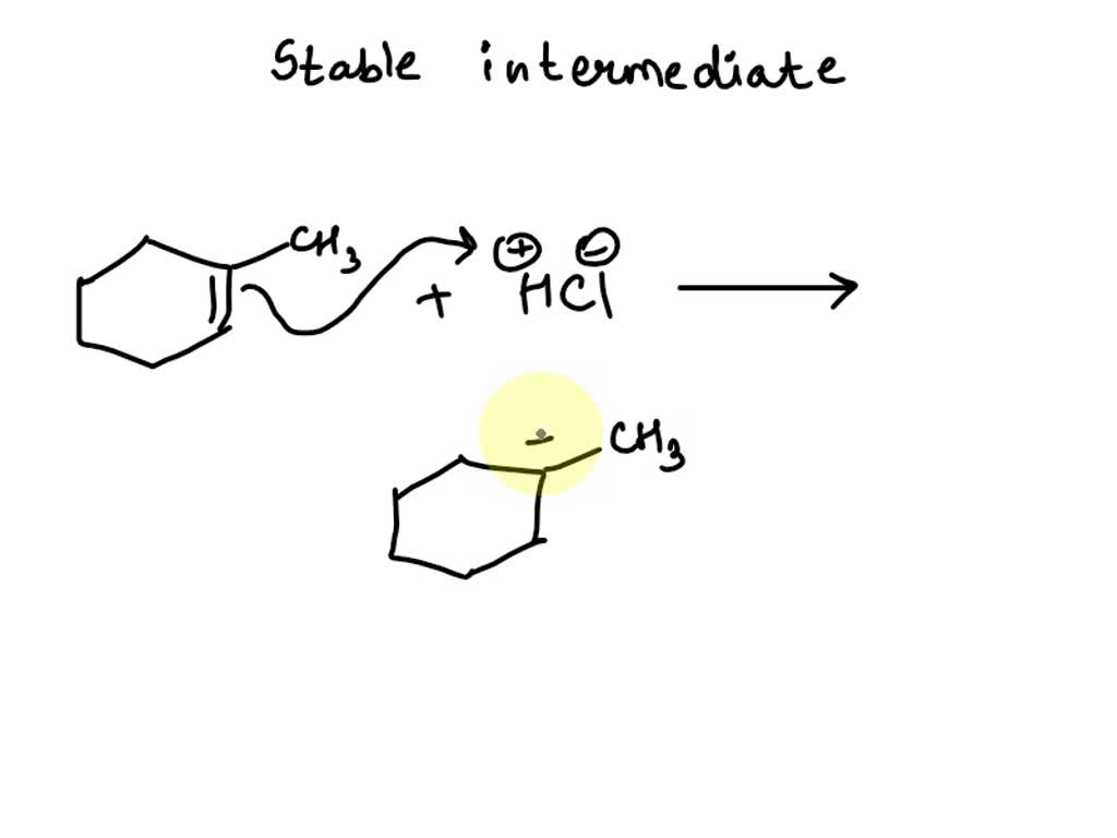 SOLVED: Draw structural formula for the more Stable carbocation ...