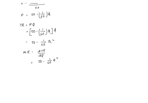 the-demand-curve-faced-by-monopolist-and-his-total-cost-functions-are-given-belowdemand-function-q-3000-60ptotal-cost-function-tc-100-5q1480q2-find-profit-maximizing-price-and-output-level-o-84273