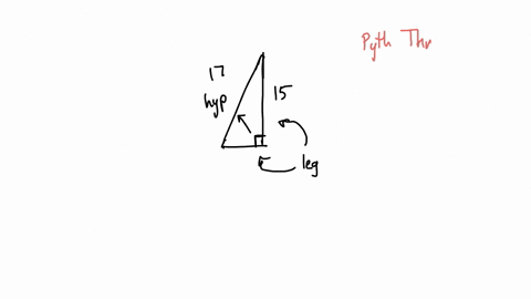 the-hypotenuse-and-a-leg-of-a-right-triagle-are-17-cm-and-15-cm-long-respectively-find-the-length-in-centimeters-of-the-third-side-of-the-trinagle