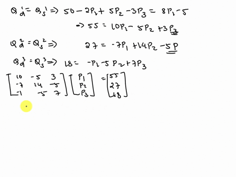 use-a-matrix-method-to-find-the-equilibrium-prices-and-quantities-where-the-supply-and-demand-functionsfor-good-1-good-2-and-good-3-are-asqd1-50-2p1-5p2-3p3-qs1-8p1-5qd2-22-7p1-2p2-5p3-qs2-1-68407