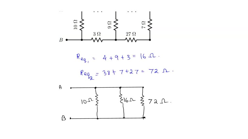 SOLVED: The Following Diagram Shows Part Of An Elec- Trical Circuit 38 ...