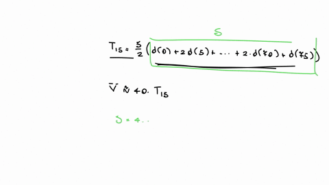 a-rectangular-swimming-pool-is-40-ft-wide-by-75-ft-long-the-table-gives-depths-d-from-x-0-at-the-shallow-end-to-the-75-diving-end-use-the-trapezoidal-rule-with-n-15-to-estimate-the-volume-of-39613