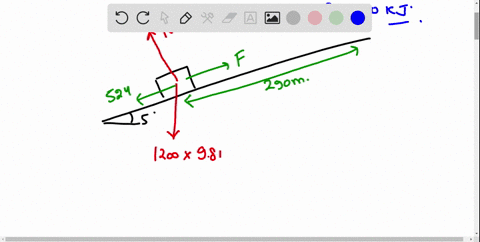 a-1200-kg-car-is-being-driven-up-a-50-hill-the-frictional-force-is-directed-opposite-to-the-motion-of-the-car-and-has-a-magnitude-of-f-524-n-a-force-f-is-applied-to-the-car-by-the-road-and-p-56805