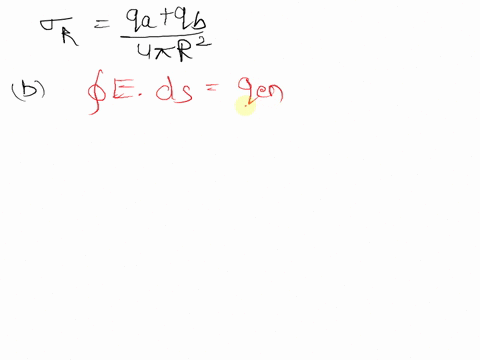 two-spherical-cavities-of-radii-a-and-b-are-hollowed-out-from-the-interior-of-a-neutral-conducting-sphere-of-radius-r-as-in-the-figure-below-at-the-center-of-each-cavity-a-point-charge-is-pl-93386