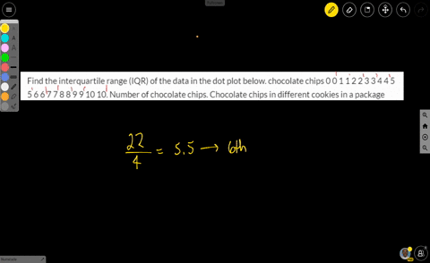 find-the-interquartile-range-iqr-of-the-data-in-the-dot-plot-below-chocolate-chips-0-0-1-1-2-2-3-3-4-4-5-5-6-6-7-7-8-8-9-9-10-10-number-of-chocolate-chips-chocolate-chips-in-different-cookie-64723
