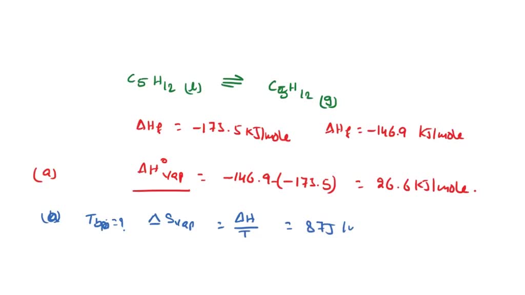 SOLVED Pentane is one of the most volatile of the hydrocarbons in