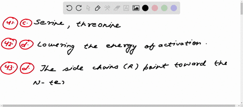41-indicate-which-of-these-common-amino-acids-in-proteins-can-release-a-proton-from-their-lateral-chain-a-alanine-lysine-b-lysine-glutamate-c-serine-threonine-d-aspartate-leucine-42-an-enzym-56028