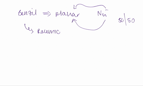 1-rationalize-the-selectivity-observed-in-the-benzil-reduction-draw-the-transition-states-of-the-nucleophilic-attack-leading-to-either-meso-or-racemic-products-and-indicate-why-one-is-more-s-68648