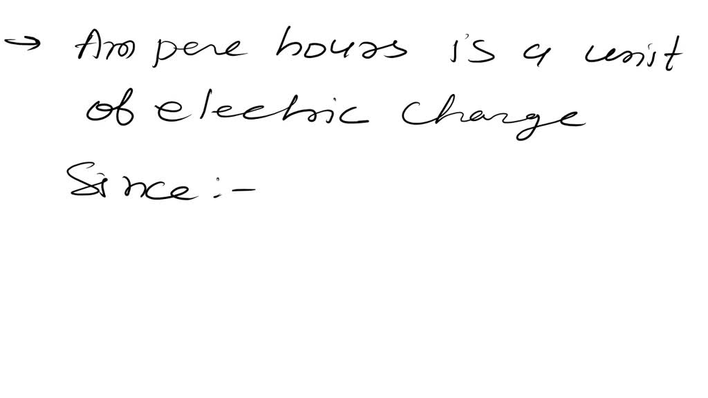 SOLVED A car battery has a rating of 220 ampere hours (A·h) . This