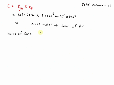 what-is-the-mole-fraction-of-argon-in-aqueous-solution-if-a-partial-pressure-of-1036-atm-of-ar-were-in-equilibrium-with-the-solution-use-1-atm-101325-pa-01615