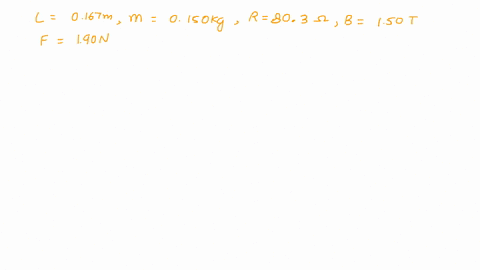 conducting-rod-with-length-0167-m-mass-0150-kg-and-resistance-803-f2-moves-without-friction-on-metal-rails-as-shown-in-the-following-figurefigure-1-uniform-magnetic-field-with-magnitude-50-t-44505