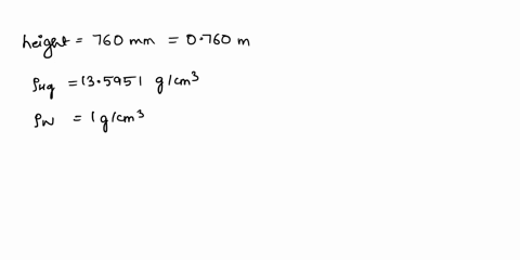 calculate-the-height-of-water-column-that-exerts-the-same-pressure-as-760mm-high-hg-column-the-density-of-hg-is-135951gcm3-and-that-of-water-is-1gcm3give-the-result-in-meter-59548