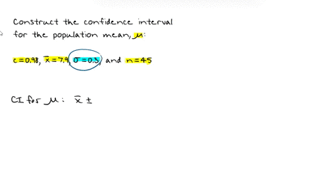 construct-the-confidence-interval-for-the-population-mean-c098x79003andn-45-a-98-confidence-interval-for-h-is-round-to-two-decimal-places-as-needed-31984