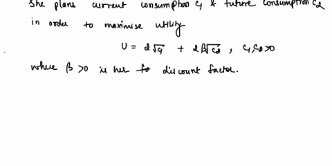 1-a-student-has-current-income-y1-and-expects-future-income-y2-she-plans-current-consumption-1-and-future-consumption-c2-in-order-to-maximise-utility-u-2vc128vcz-c102-0-where-b-0-is-her-disc-09809