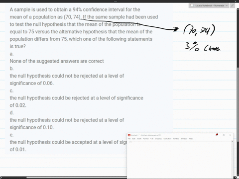 consider-the-statements-of-the-null-and-alternative-hypotheses-below-h0-0-versus-h1-0-on-the-basis-of-a-random-sample-a-95-confidence-interval-for-is-estimated-if-the-null-hypothesis-is-not-rejected-a