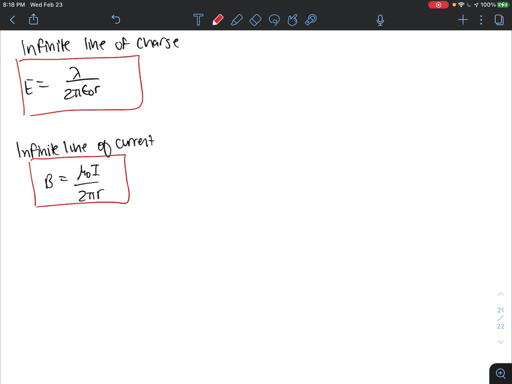 SOLVED Compare and contrast the electric field of an infinite line of