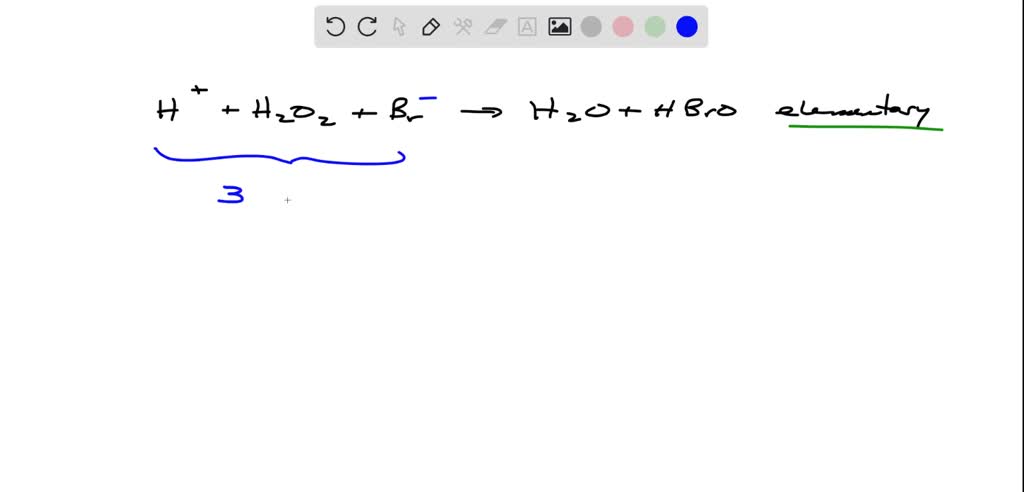 SOLVED: What is the molecularity of the elementary step from a ...