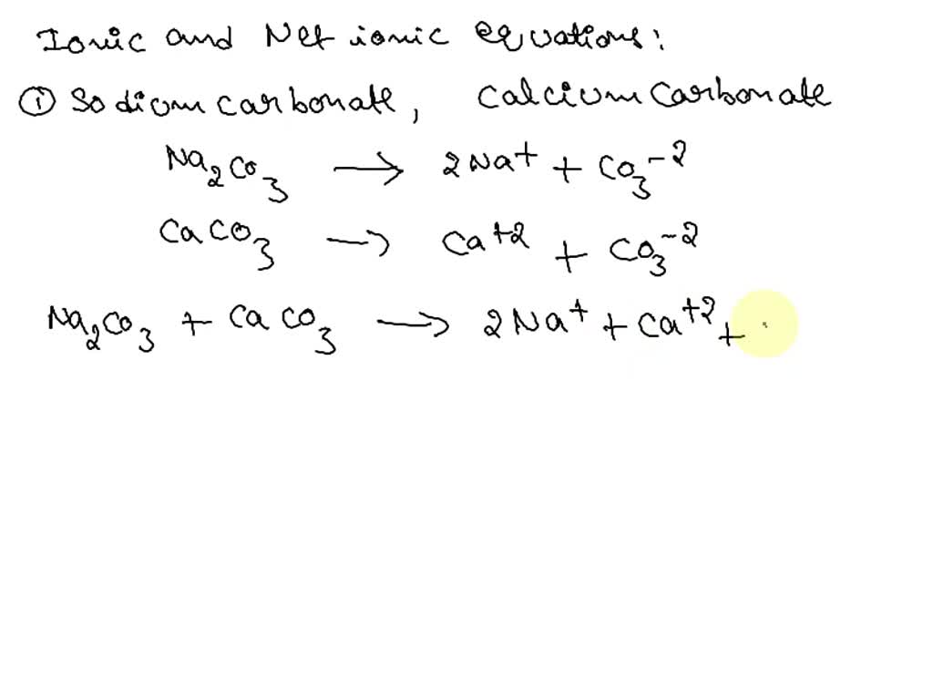 SOLVED: What are the reaction equations for pH for calcium chloride and ...