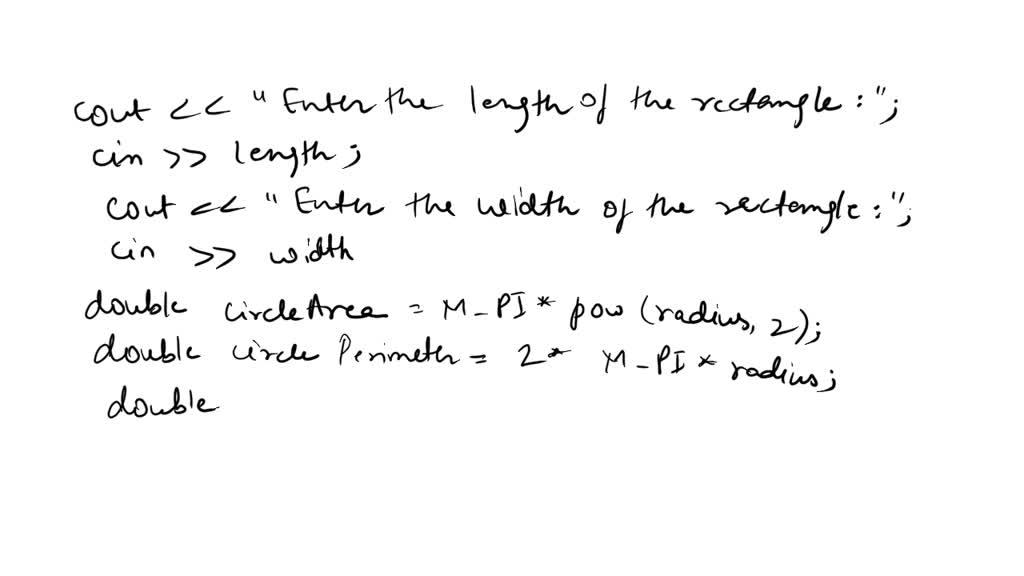 Solved Next Write A C Program That Asks The User To Enter The Two Short Sides And Displays The 3161