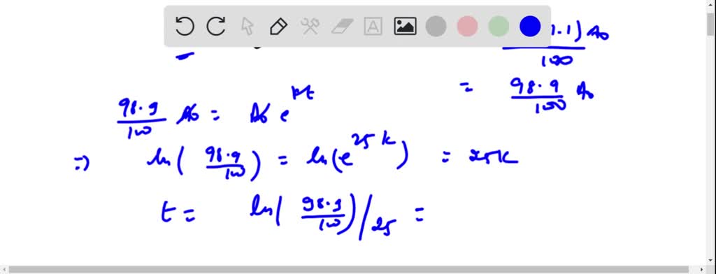 SOLVED: Radium decomposes at a rate proportional to the quantity of ...