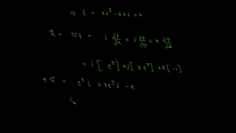 point-find-equations-of-the-tangent-plane-and-normal-line-to-the-surface-z-6-xey-cos-z-at-the-point-6-0-0-tangent-plane-make-the-coefficient-of-z-equal-to-1-0_-normal-line-6-t-1-87935