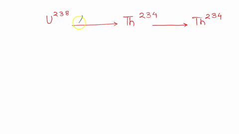 92u238-decays-to-90th234-with-half-life-45-109-year-the-resulting-90th234-is-in-excited-state-and-hence-emits-further-a-gamma-ray-to-come-to-the-ground-state-with-half-life-of-108-s-a-sam-ple-of-92u23