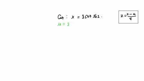 assuming-car-weight-data-has-a-mean-of-3000-and-standard-deviation-of-500-what-is-the-standardized-value-for-a-car-weighing-3500-pounds-64044