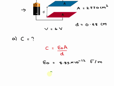 two-parallel-plates-each-having-area-a-2770cm2-are-connected-to-the-terminals-of-a-battery-of-voltage-vb-6-v-as-shown_-the-plates-are-separated-by-distance-d-048cm-you-may-assume-contrary-to-20855