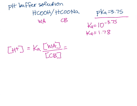 rororonces-what-is-the-ph-of-a-buffer-solution-made-by-dissolving-011-mol-of-formic-acid-hcooh-and-012-mol-of-sodium-formate-hcoona-in-1-lof-water-pkhcooh-375-ph-38363