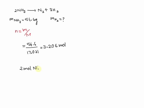 what-is-the-mass-in-grams-of-h2-that-can-be-formed-from-546-grams-of-nh3-in-the-following-reaction-2-nh3g-3-h2g-n2g-81434