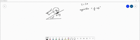 a-bowling-ball-rolls-without-slipping-down-a-ramp-which-is-inclined-at-an-angle-300-to-the-horizontal-see-figure-what-are-the-ball-acceleration-and-the-magnitude-of-the-friction-force-on-the-18565
