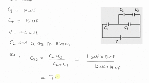 consider-the-circuit-shown-in-the-figure-below-the-four-capacitors-have-capacitances-c1144f-c2124f-c3-19f-c4-1spf-and-are-connected-to-battery-of-voltage-v-46volts-when-all-capacitors-are-fu-93933