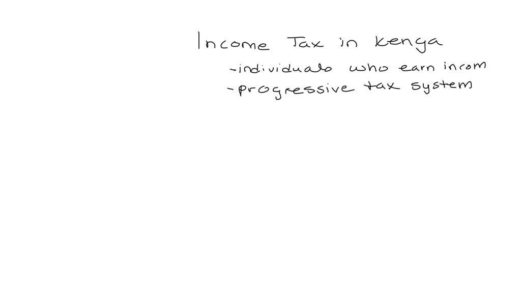 Solved income tax in kenya