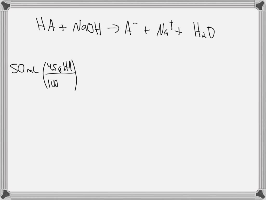SOLVED Vinegar contains 4.5 w/v of acetic acid (CH3COOH, with the