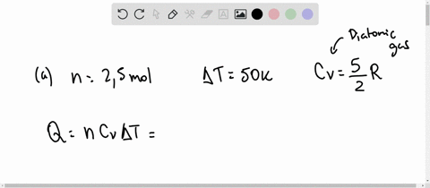 a-how-much-heat-does-it-take-to-increase-the-temperature-of-250-mol-of-a-diatomic-ideal-gas-by-500-k-near-room-temperature-if-the-gas-is-held-at-constant-volume-b-what-is-the-answer-to-the-question-in