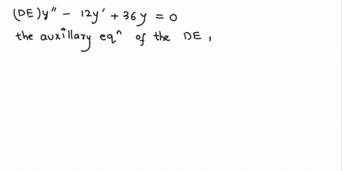 point-consider-the-differential-equation-y-_-12y-36y-3ebz-find-the-general-solution-use-a-and-b-to-denote-arbitrary-constants-and-the-independent-variable-yz-find-the-solution-that-satisfies-24187