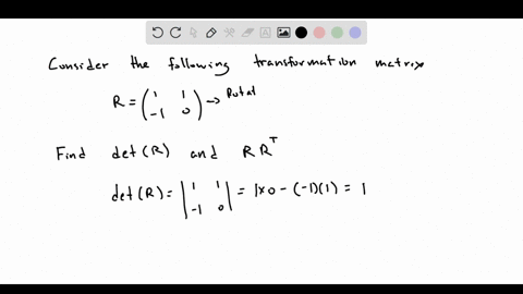 Matrix Rotation Shear Show how shear transformation may be expressed in terms of...