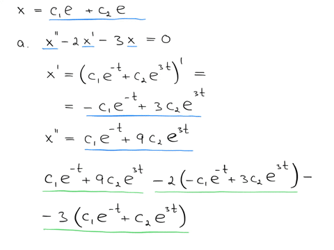 5-submit-answer-practice-similar-attempt-1-4-attempts-remaining-suppose-xc_1-e-tc_2-e3-t-a-verify-that-xc_1-e-tc_2-e3-t-is-a-solution-to-xprime-prime-2-xprime-3-x0-by-substituting-it-into-the-differen
