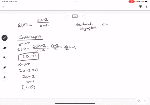 find-the-intercepts-and-asymptotes-if-an-answer-does-not-exist-enter-dne-enter-your-asymptotes-as-a-comma-separated-list-of-equations-if-necessary-rx-2x-2-x-2-x-intercept-x-y-y-intercept-x-y-89638