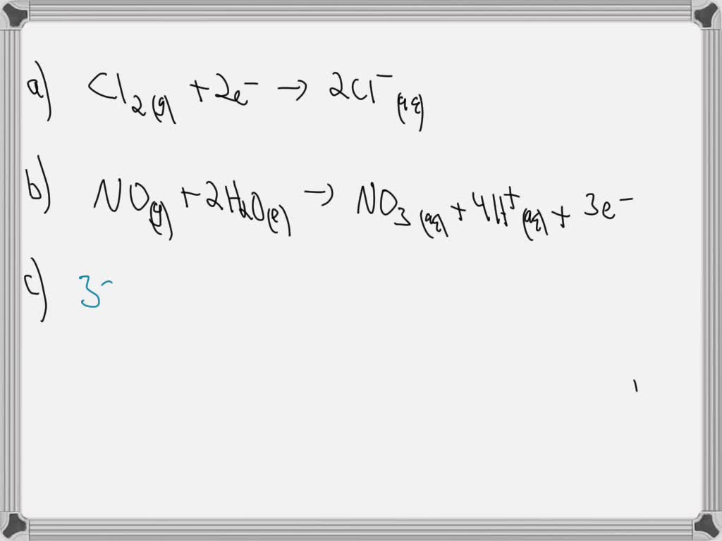 SOLVED: ELECTROCHEMISTRY - DESIGNING A GALVANIC CELL FROM TWO HALF ...