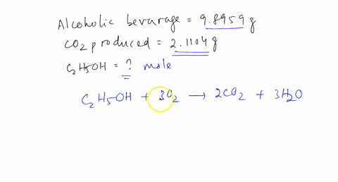 a-certain-alcoholic-beverage-contains-only-ethanol-c2h6o-and-water-when-a-sample-of-this-beverage-undergoes-combustion-the-ethanol-burns-but-the-water-simply-evaporates-and-is-collected-alon-49192