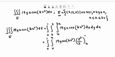 evaluate-the-triple-integral-ii-19yz-cos8x5-dv-where-e-cx-y-2-0-x-10-y-xx-z-2x-57-4-cos8-64385