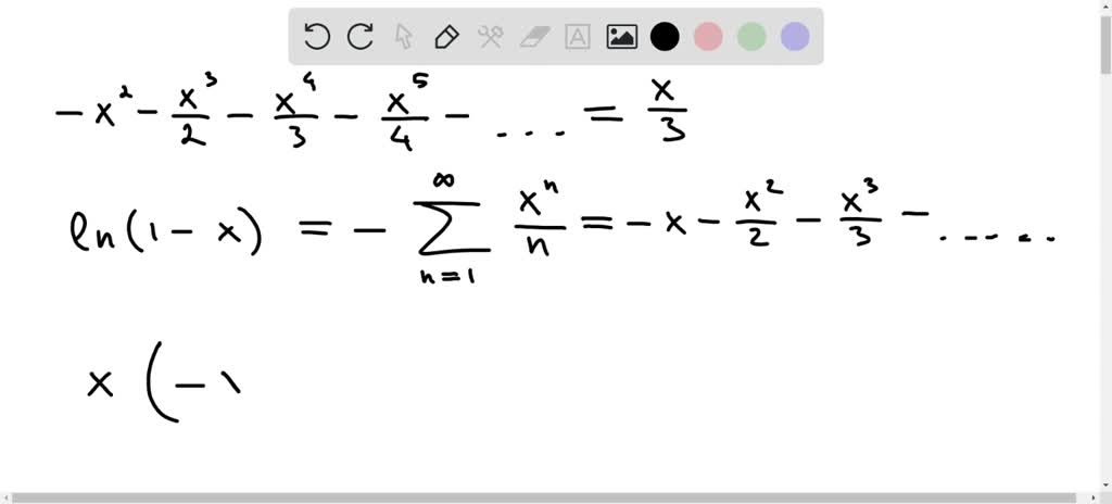 SOLVED: (b) Using Known Taylor Series, Solve Exactly For The Variable X ...