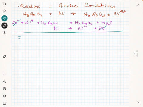 when-the-following-equation-is-balanced-properly-under-acidic-conditions-what-are-the-coefficients-of-the-species-shown-h3aso4-ni-h3aso3-ni2-water-appears-in-the-balanced-equation-as-a-react-49758