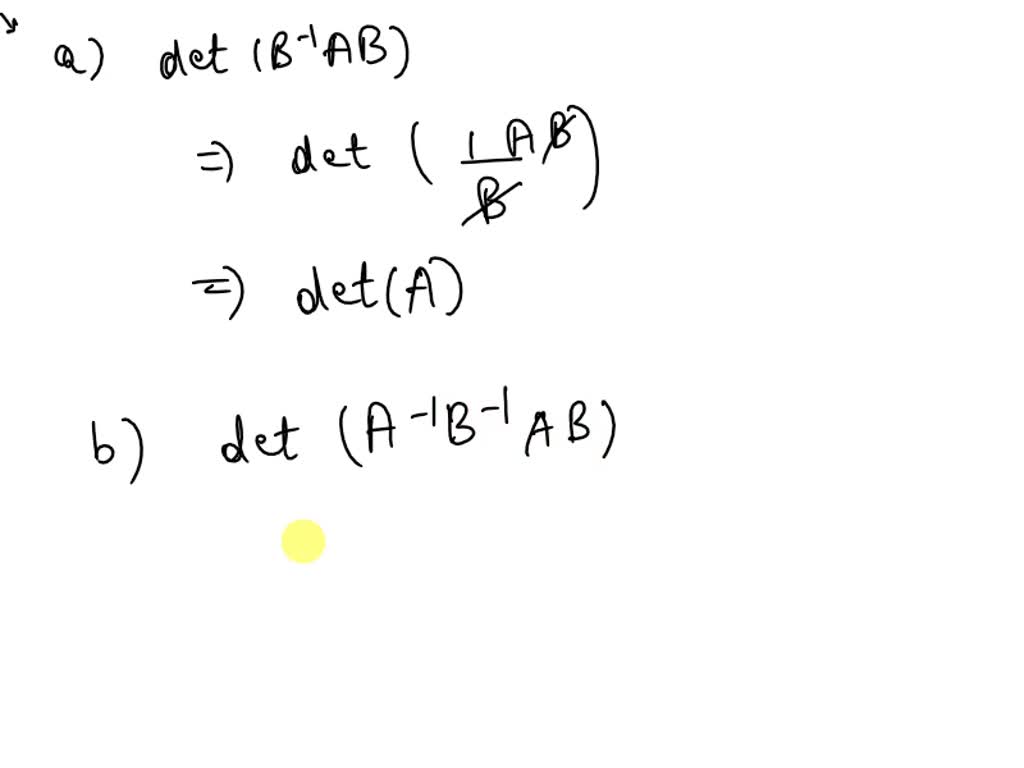 SOLVED: Exercise 3.2.4: Let A And B Be Invertible N X N Matrices ...