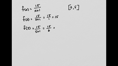 find-the-average-value-of-the-function-over-the-interval-0-5-15-fx-x-1-67733